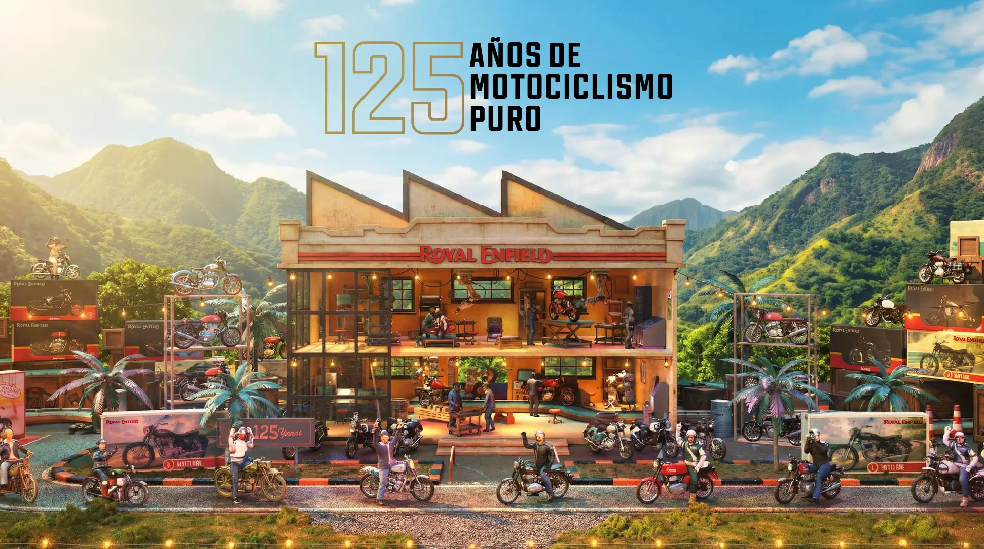 Historia de Royal Enfield  Banners 125 01 Royal Enfield Republica Dominicana